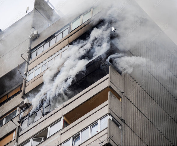Los riesgos de incendios en edificios